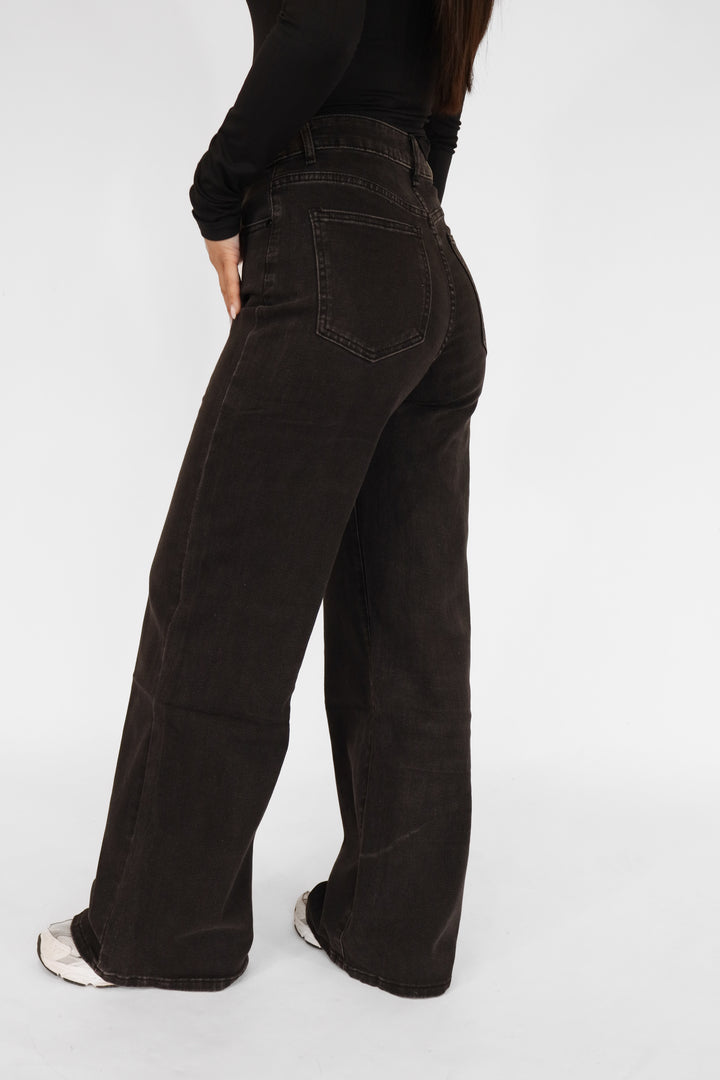 Bobbi Wide Leg Jeans - Stretch