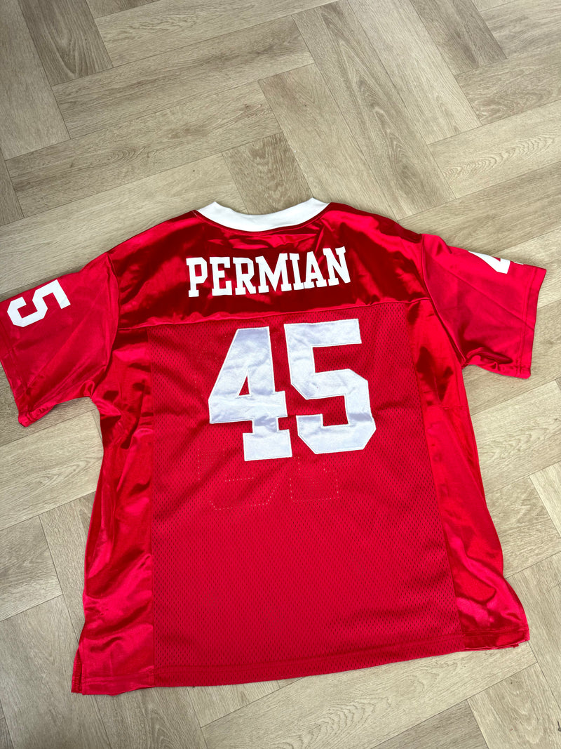 Jersey 45 Oversized Tee - Red