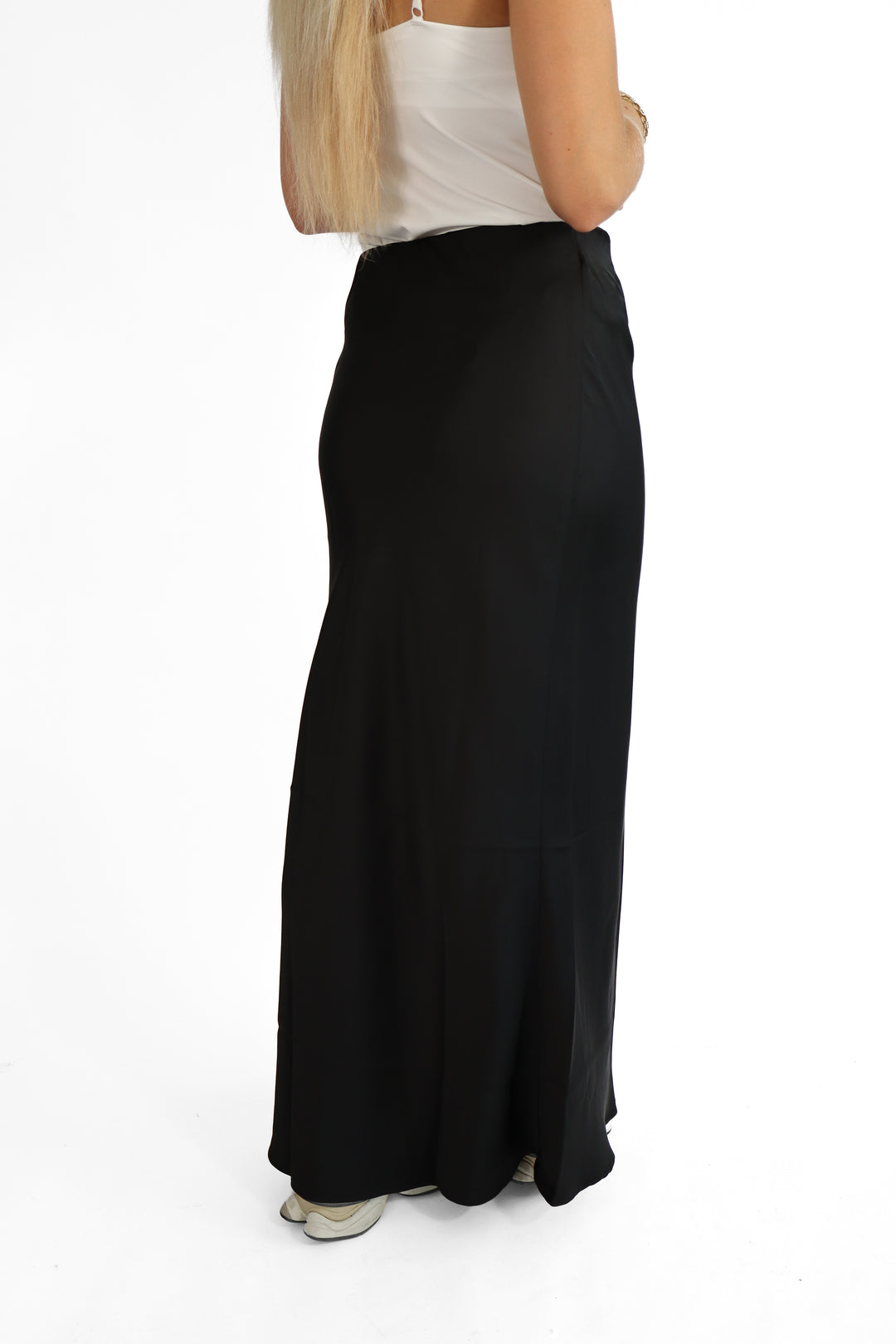 Satin Long Skirt - Non Stretch