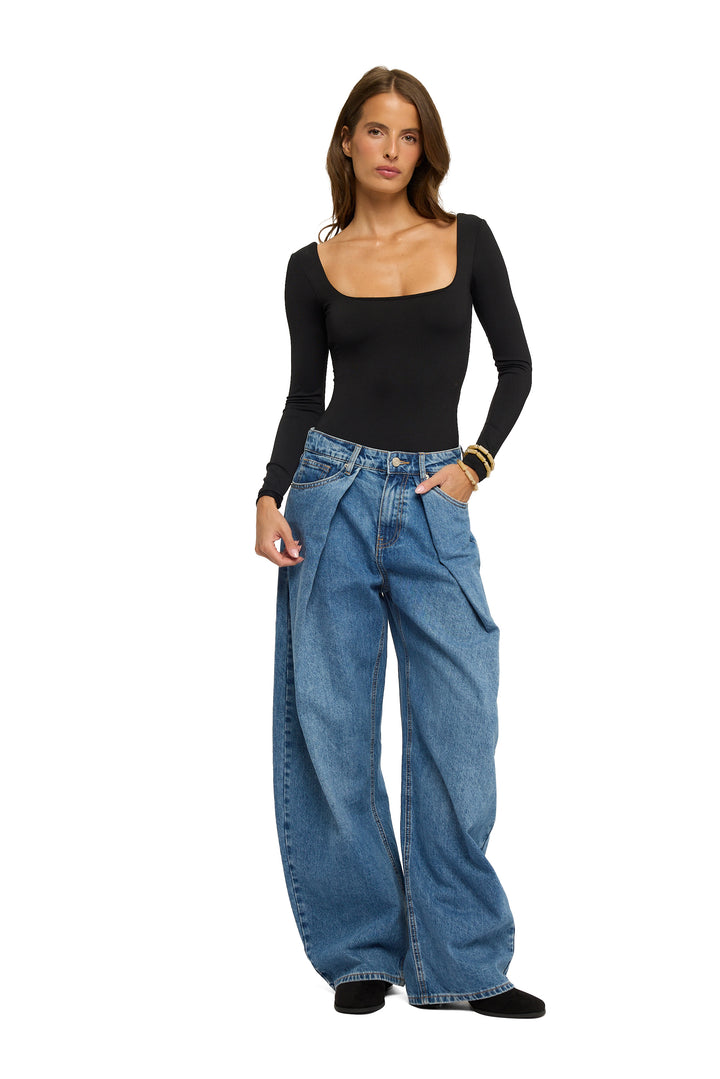 Jade Balloon Leg Jeans - Non Stretch