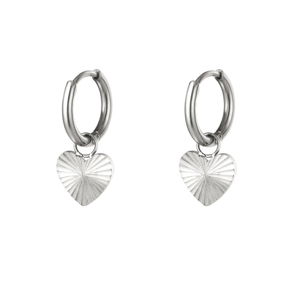 You & Me Earrings - Silver