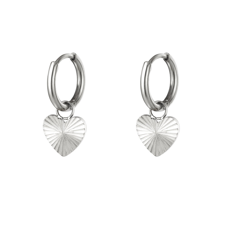 You & Me Earrings - Silver