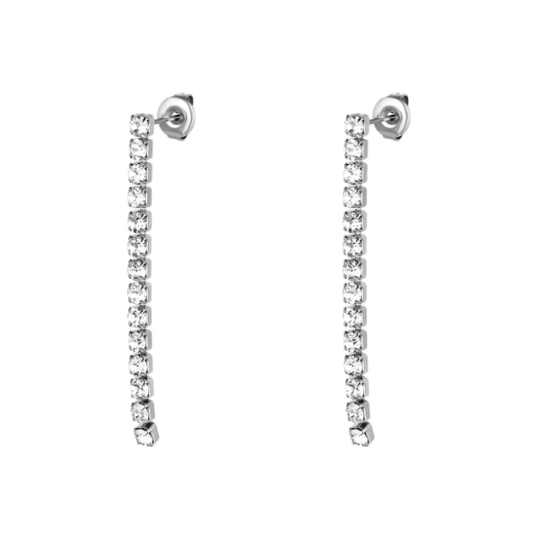 Too Cute Diamond Earrings - Silver
