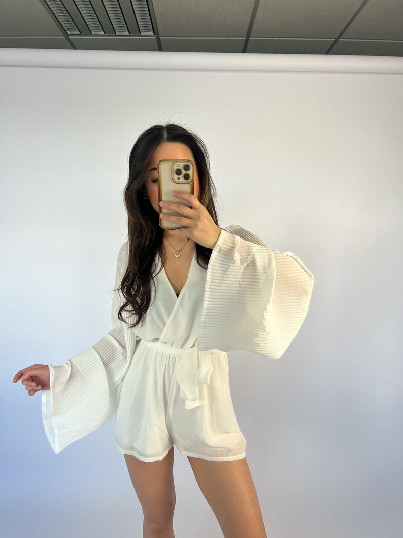 Lavine Playsuit - White
