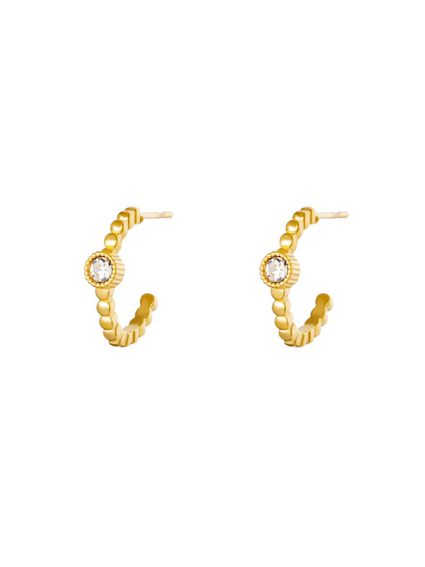 Little Diamond Earrings - Gold