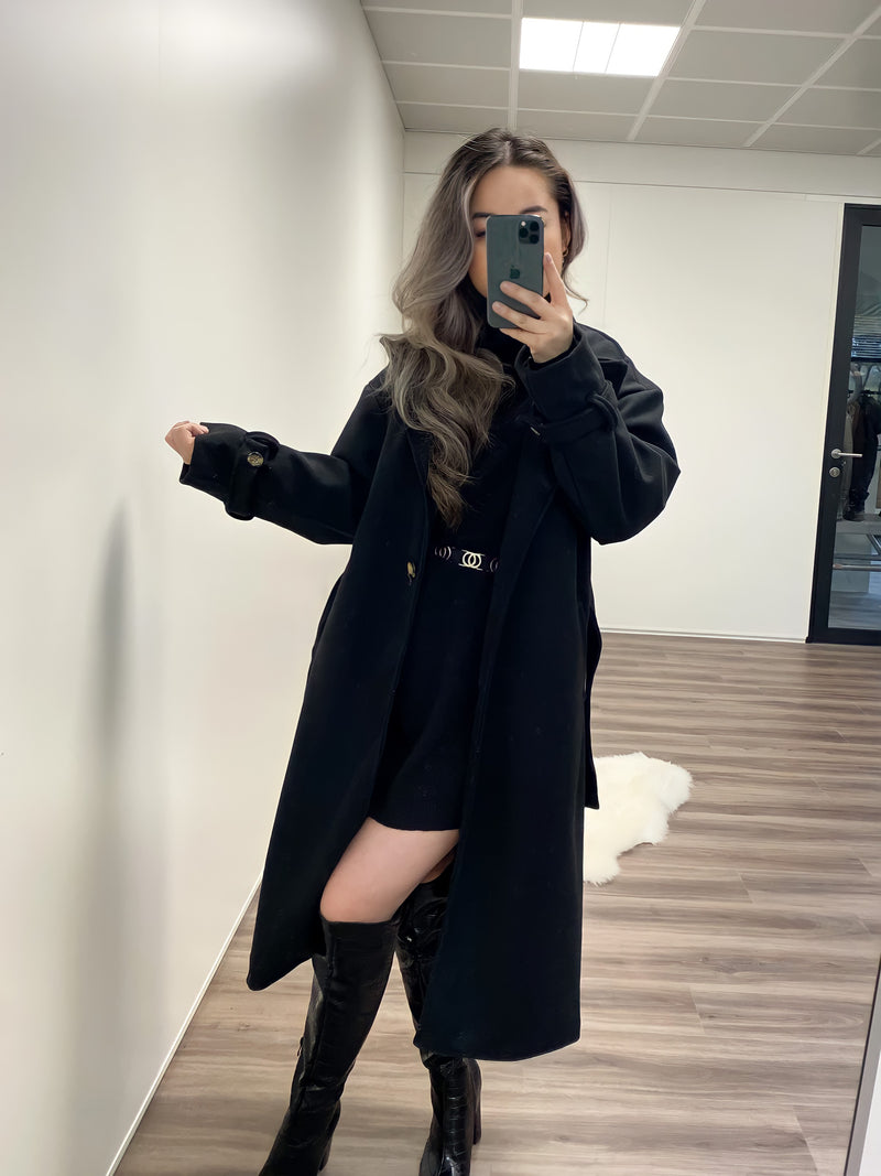 Evi Trench Coat - Black